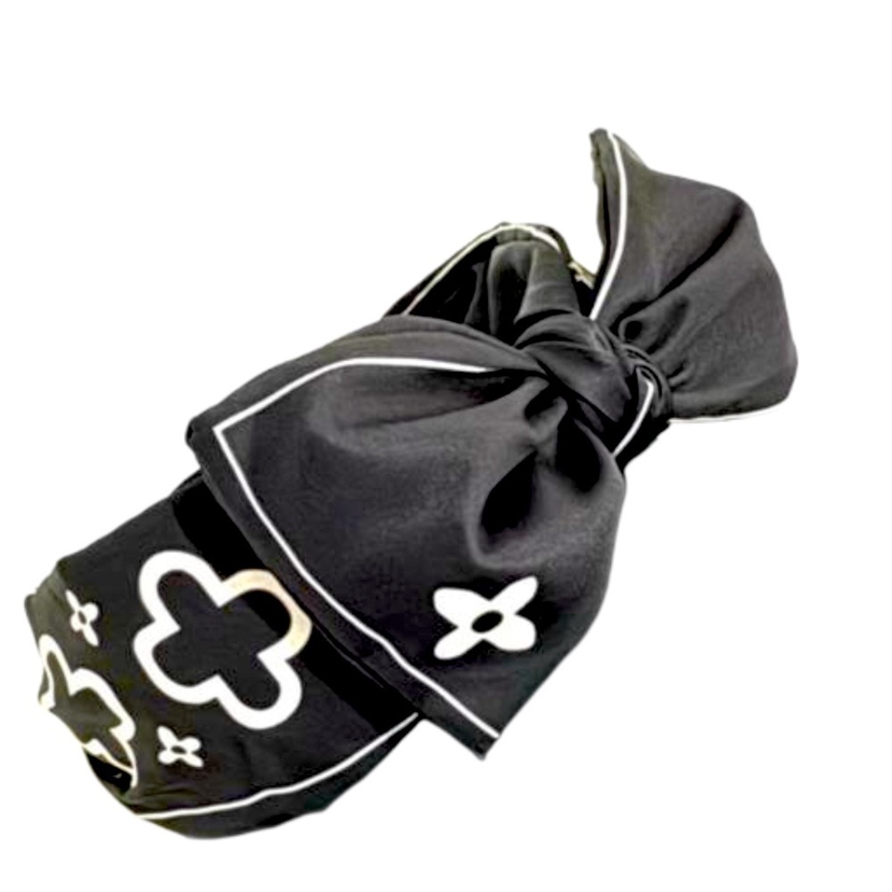 NIP Black and White cross headband